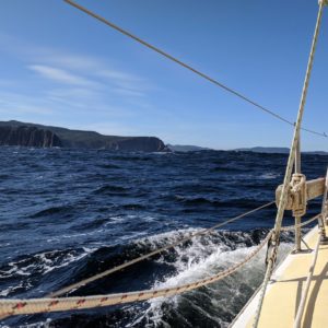 Departing Port Davey for Cygent